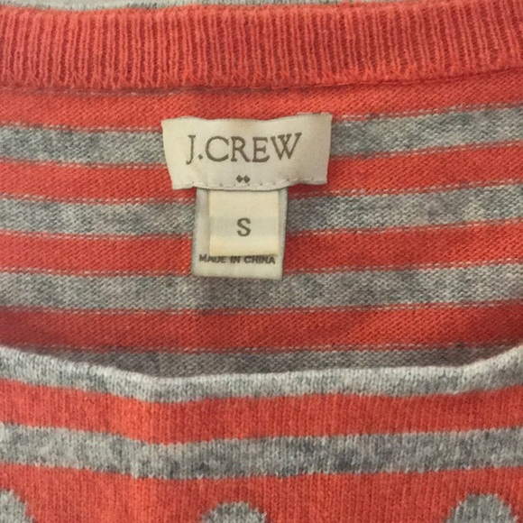 J. Crew orange and gray sweater - Picture 3 of 3